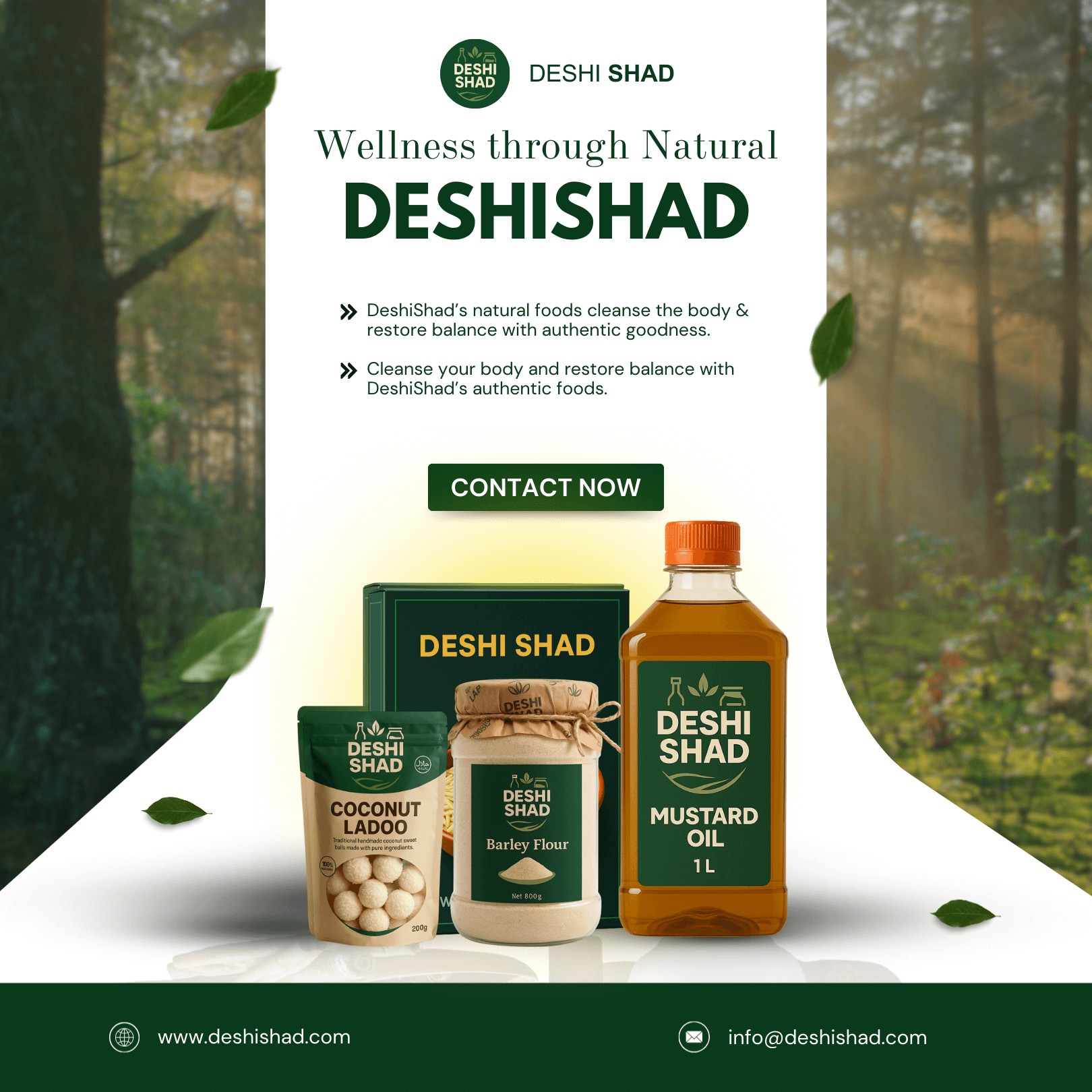 Authentic Bangladeshi foods for shop Deshishad, groceries & spices with home delivery. Fresh, natural, and delicious.